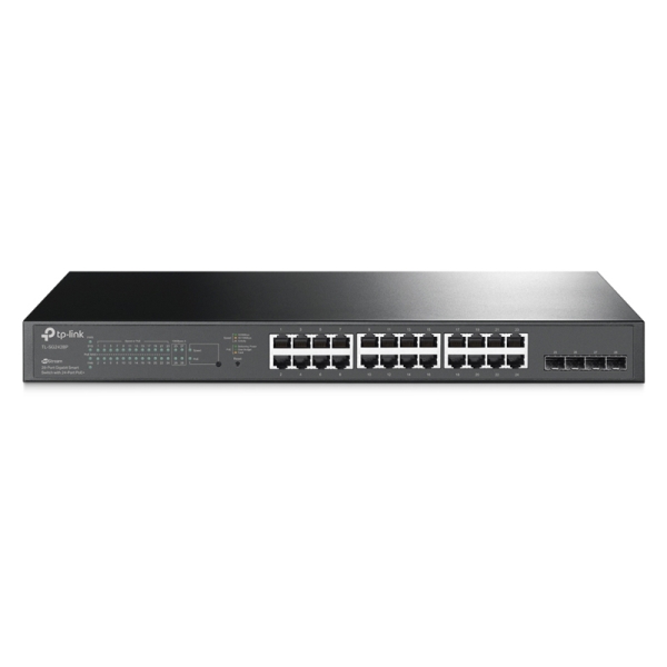 JetStream 24-Port Gigabit Smart PoE+ Switch with 4 SFP Slots TL-SG2428P(UN)