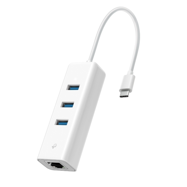 USB Type-C 3ポートハブ&ギガビット有線LANアダプター UE330C(jp)