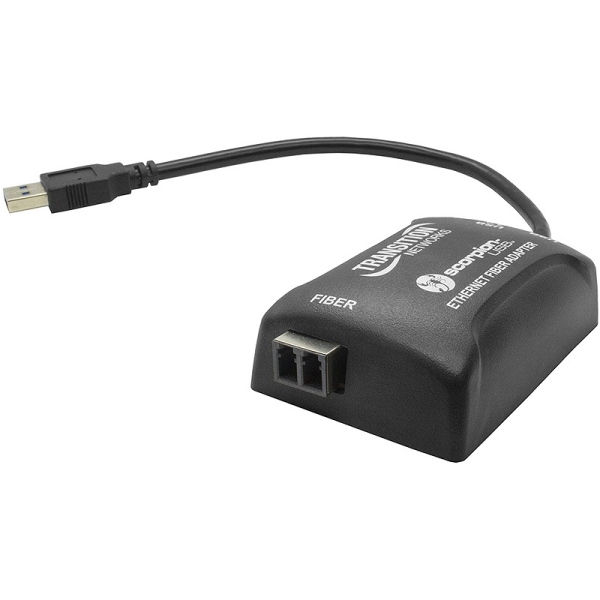 USB 3.0 to Ethernet 1000Base-SX multimode (LC) [62.5μm: 220m] [50μm: 550m] TN-USB3-SX-01(LC)