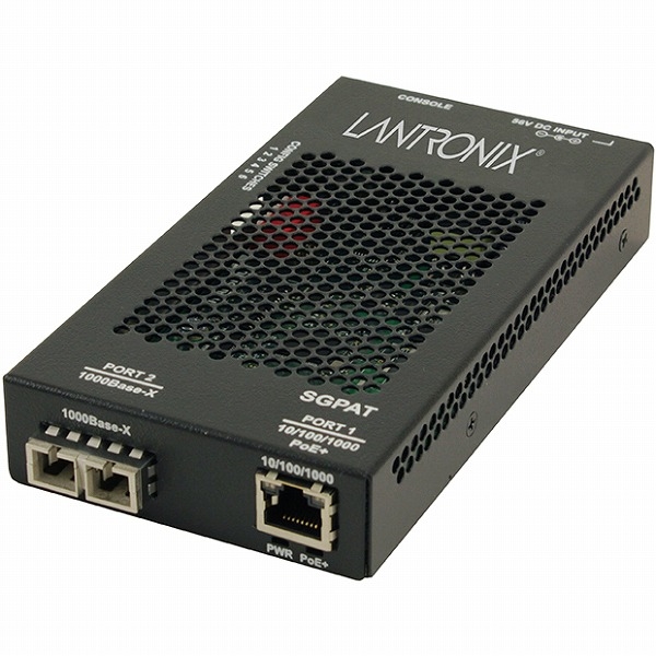 10/100/1000Base-T PoE+ (RJ-45) [100m] to 1000Base-SX 850nm multimode (SC) [62.5m: 220m] [50m:550m] SGPAT1013-105-JP