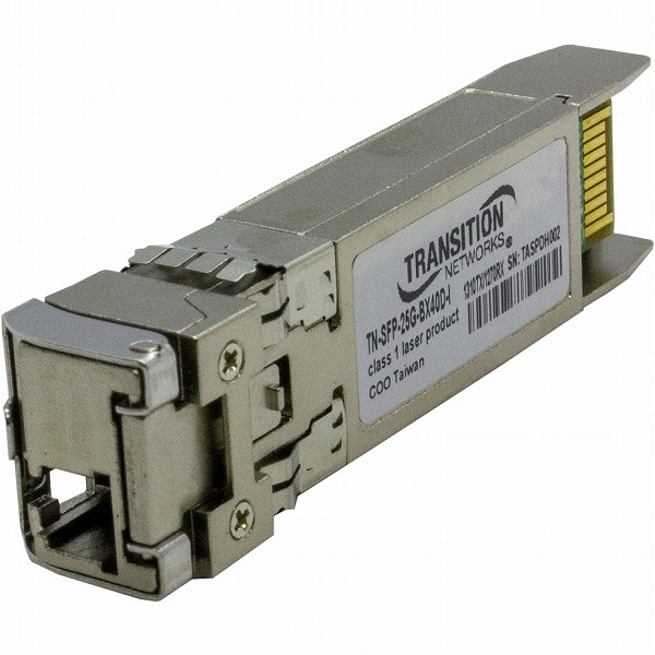 25Gbase-BXADMI t SFP28 TX:1270nm/RX:1310nm VO[h VO t@Co[ (LC) 40km N oWFbg 19.0 dB TN-SFP-25G-BX40D-I