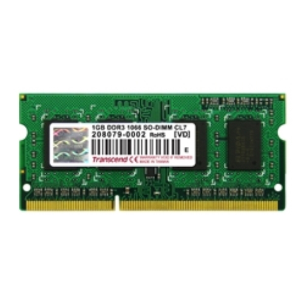 1GB DDR3 1066 SO-DIMM 1Rx8 128Mx8 CL7 1.5V TS128MSK64V1U