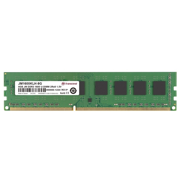 PC3-12800 (DDR3-1600) Ή 240 s CL11 1.5V DDR3 U-DIMM 8GB JM1600KLH-8G