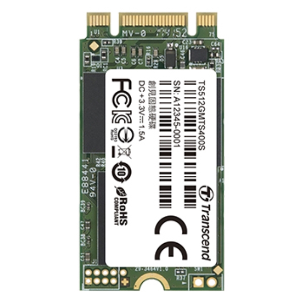 64GB M.2 2242 SSD SATA3 B+M Key MLC TS64GMTS400S