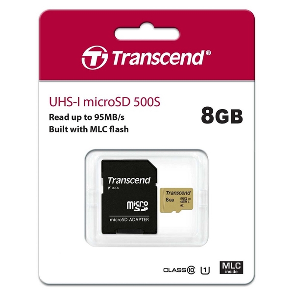 microSDHCJ[h Class10 UHS-I U1 MLC 8GB (SDJ[hϊA_v^t) TS8GUSD500S