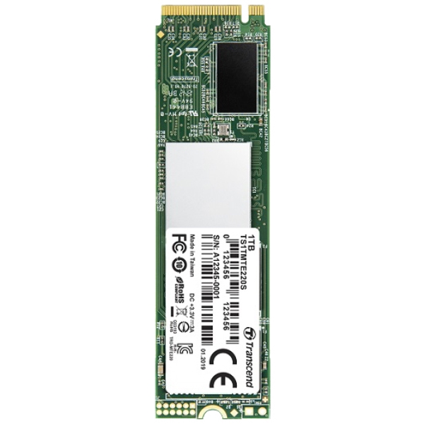 1TB M.2 2280 PCIe Gen3x4 NVMe 3D with Dram TS1TMTE220S