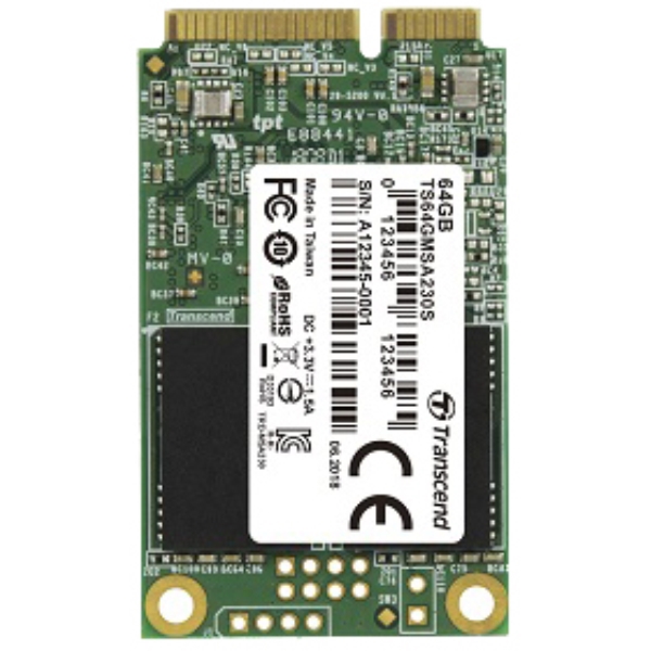 64GB mSATA SSD SATA3 3D TS64GMSA230S