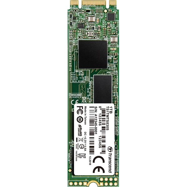 1TB M.2 2280 SSD SATA3 B+M Key TS1TMTS830S