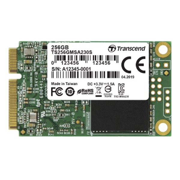 256GB mSATA SSD SATA3 3D TS256GMSA230S