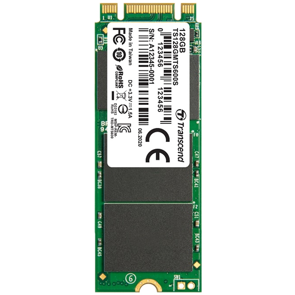 128GB M.2 2260 SSD SATA3 B+M Key MLC TS128GMTS600S