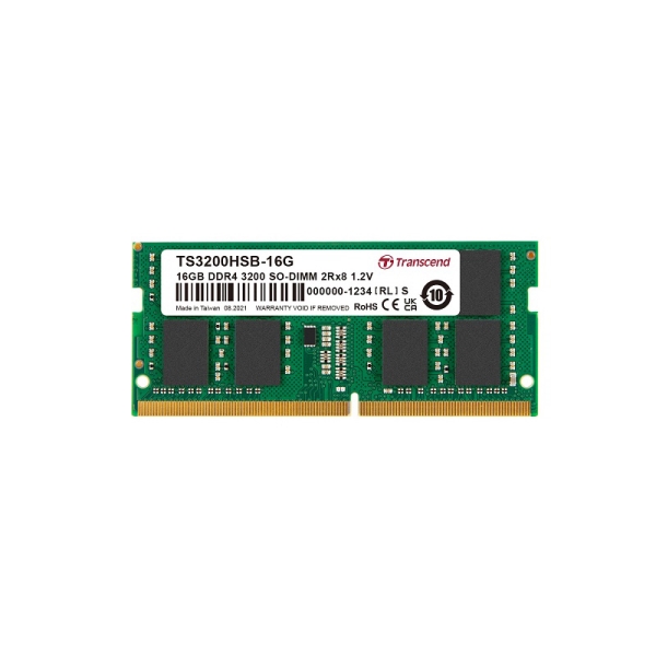 16GB DDR4 3200 SO-DIMM 2Rx8 1Gx8 CL22 1.2V TS3200HSB-16G