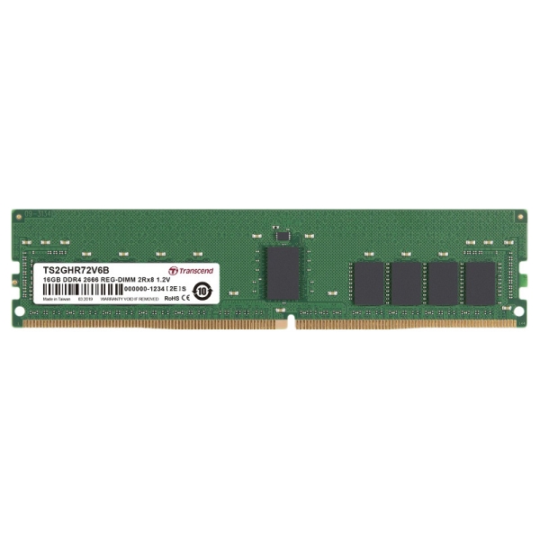 16GB DDR4 2666 REG-DIMM 2Rx8 1Gx8 CL19 1.2V TS2GHR72V6B