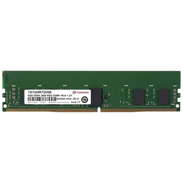 8GB DDR4 2666 REG-DIMM 1Rx8 1Gx8 CL19 1.2V TS1GHR72V6B