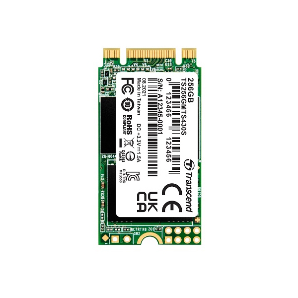 256GB M.2 2242 SSD SATA3 B+M Key TS256GMTS430S