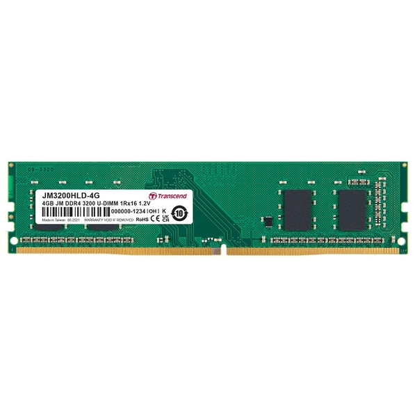 PC4-25600 (DDR4-3200) Ή 288s CL22 1.2V DDR4 U-DIMM 4GB JM3200HLD-4G