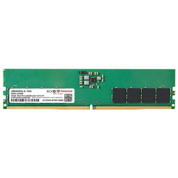 PC5-44800 (DDR5-5600) Ή 288s CL46 1.1V DDR5 U-DIMM 16GB JM5600ALE-16G