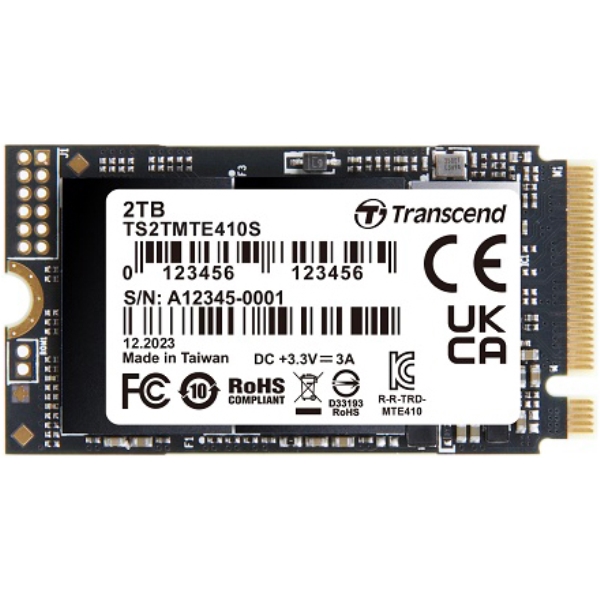 2TB M.2 2242 PCIe SSD 410s Gen4x4 NVMe 3D TS2TMTE410S