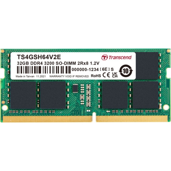 PC4-25600 (DDR4-3200) Ή 260s CL22 1.2V DDR4 SO-DIMM 32GB TS4GSH64V2E