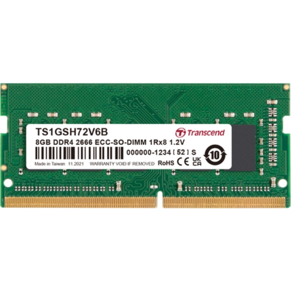 PC4-21300 (DDR4-2666) Ή 260s CL19 1.2V DDR4 ECC SO-DIMM 8GB TS1GSH72V6B