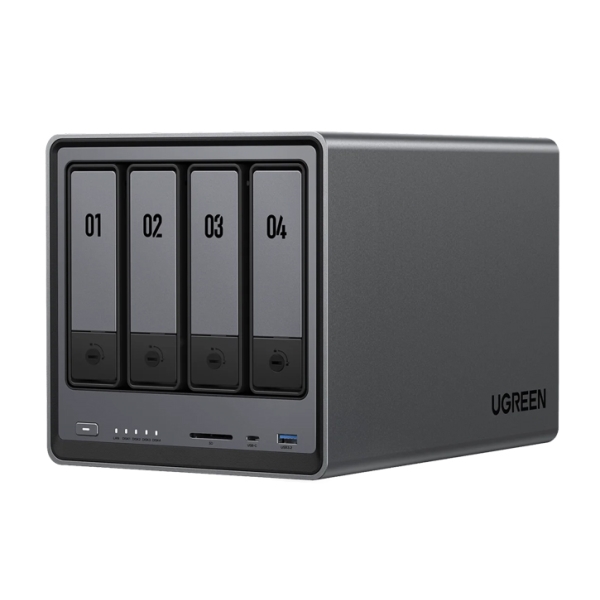 UGREEN 第12世代 N series 4コアCPU搭載 2.5GbE×2 4ベイNAS