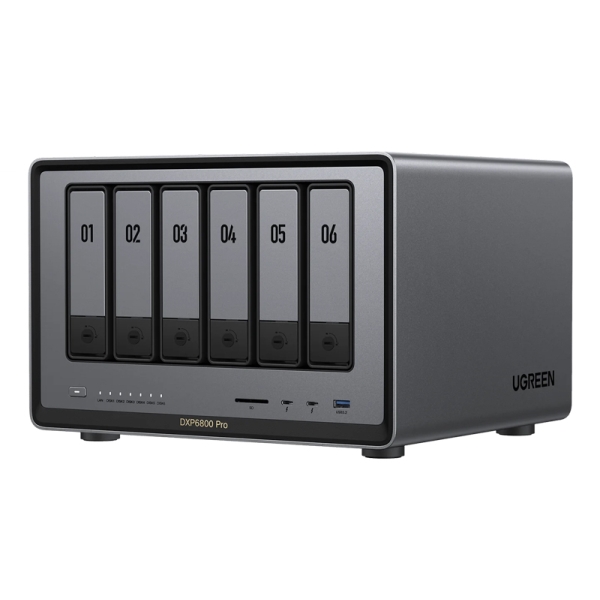 ��12���� Corei5 10�R�ACPU���� 10GbE×2 6�x�CNAS �f�B�X�N���X���f�� DDR5 8GB�������W�� 3�N�ۏ� DXP6800 Pro