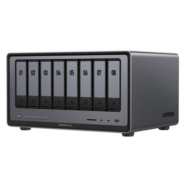 ��12���� Corei5 10�R�ACPU���� 10GbE×2 8�x�CNAS �f�B�X�N���X���f�� DDR5 8GB�������W�� 3�N�ۏ� DXP8800 Plus