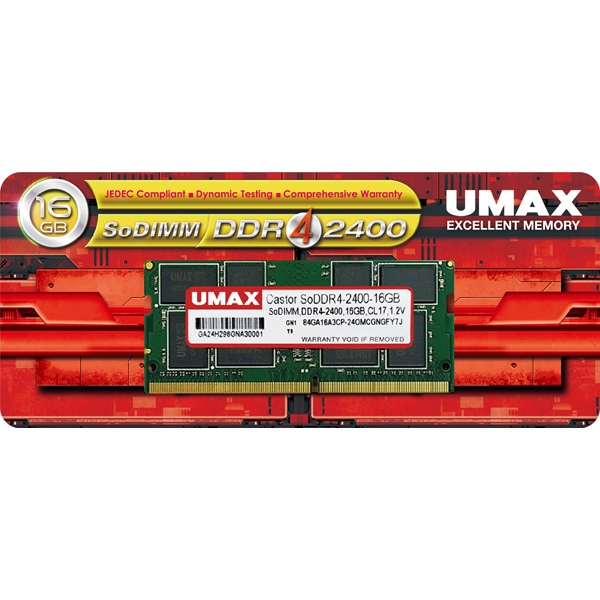 m[gPCp[ SO-DIMM DDR4-2400 16GB 1g UM-SODDR4S-2400-16G