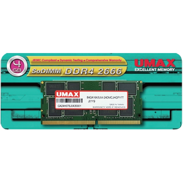 m[gPCp[ SO-DIMM DDR4-2666 4GB 1g UM-SODDR4S-2666-4G