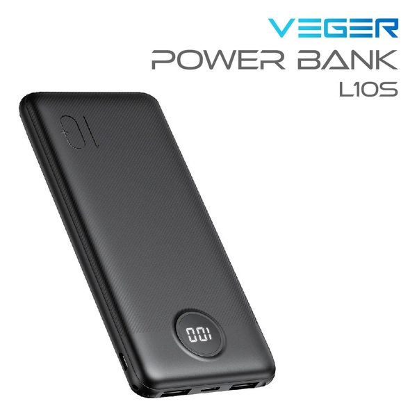 VEGER Power Bank UQ-L10S 10000mAh 20Wo oCobe[ UQ-L10S-DS