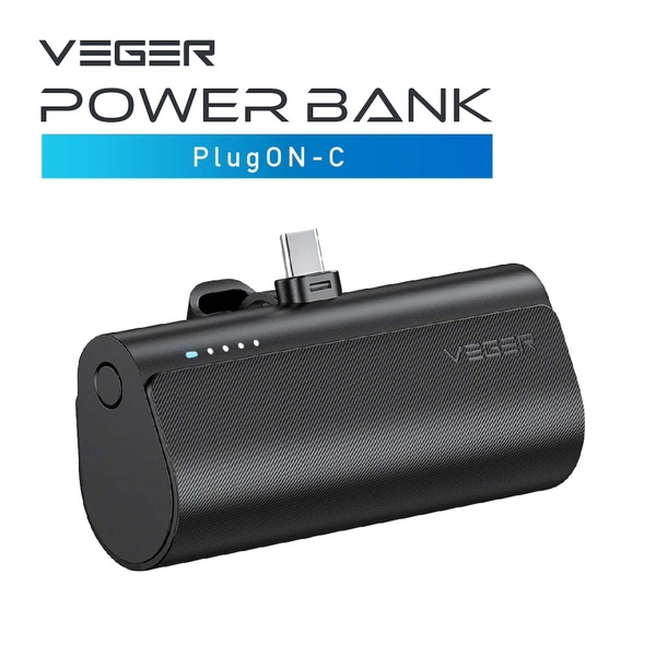 VEGER TYPE-C R[hX ~j p[oN 5000mAh 18.5W UQ-PlugON-C-DS