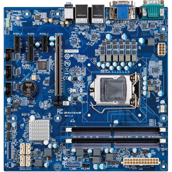 GIGAIPC Micro-ATXKiYƗp}U[{[h H410`bvZbg 10Intel(R) Core(TM)Ή LGA1200\Pbg uATX-H410A