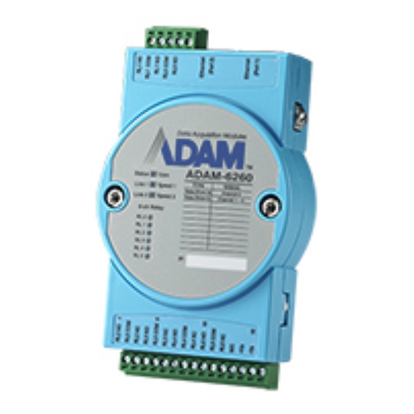 ADAM-6260 C[Tlbg[gI/O 6ch ≏[o Modbus TCPW[ ADAM-6260-B