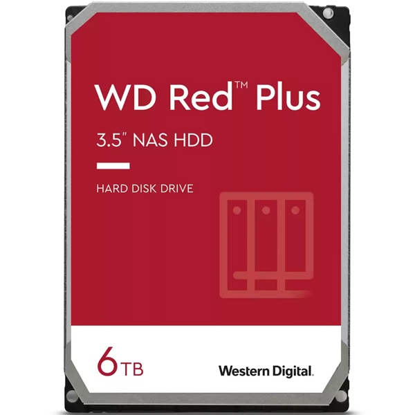 WD Red Plus 3.5C`HDD 6TB 3Nۏ WD60EFPX 0718037-899787