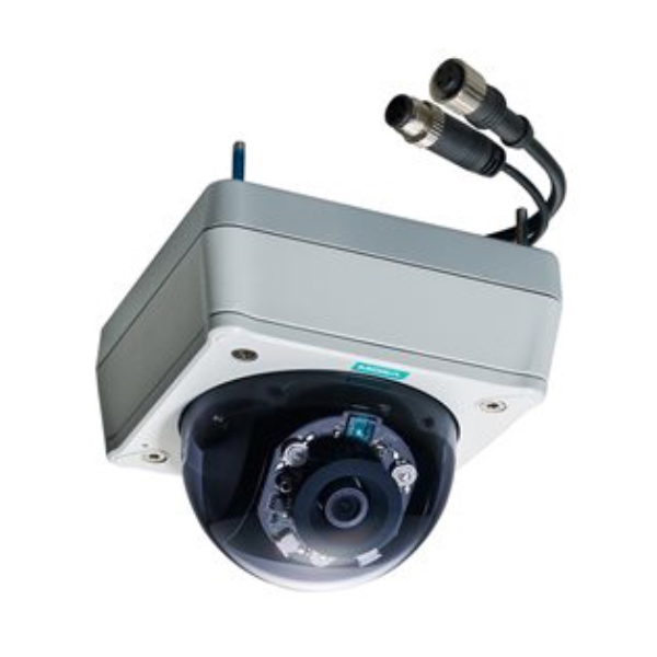 EN50155 HD fixed-dome IP camera PoE IR.MIC 1DI 8.0mm lens Tf VPort P16-1MP-M12-IR-CAM80-T