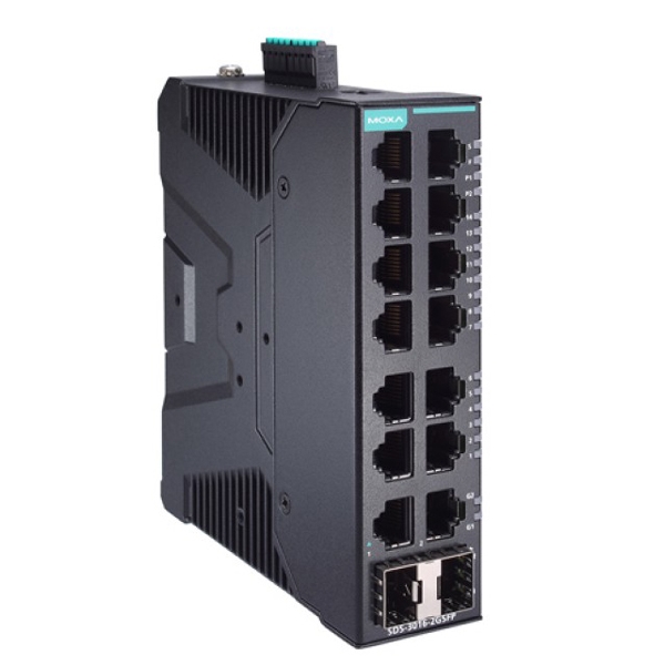 産業用 14+2Gポート ギガビット スマートイーサネットスイッチ SDS-3016-2GSFP-T