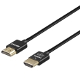 バッファロー（サプライ） HDMIケーブル プレミアム認証 スリム 1.0m ブラック BSHDPS10BK