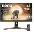 BenQ 4K/HDRi対応エンターテインメントモニター (28インチ/4K/IPS/HDRi/スピーカー3Wx2/リモコン/HDMx2/DisplayPortx1/USB Type-C(60W給電)/VESA100)