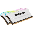 コルセア DDR4 3200MHz 8GBx2 DIMM 16-20-20-38 XMP 2.0 VENGEANCE RGB PRO SL White for AMD & Intel CMH16GX4M2E3200C16W