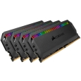 コルセア DOMINATOR PLATINUM RGB 8GBx4 DDR4 3200 (PC4-25600) C16 1.35V Desktop Memory - Black CMT32GX4M4C3200C16