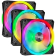 コルセア PCケースファン iCUE QL120 RGB 120mm PWM Triple Fan Kit with Lighting Node CORE CO-9050098-WW