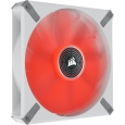 コルセア PCケースファン ML140 LED ELITE White Flame -Red LED- CO-9050129-WW