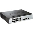 D-Link 10ポート 10/100/1000BASE-T（内2SFP Combo）ギガビット