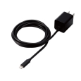 LightningAC充電器/USB Power Delivery対応/20W/Lightningケーブル一体型/スイングプラグ/1.5m/ブラック MPA-ACLP05BK（エレコム）