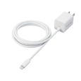 LightningAC充電器/USB Power Delivery対応/20W/Lightningケーブル一体型/スイングプラグ/1.5m/ホワイト MPA-ACLP05WH（エレコム）