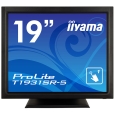 iiyama 19型タッチパネル液晶ディスプレイ ProLite T1931SR-5 （抵抗膜方式/USB通信/シングルタッチ/防塵防滴/D-SUB/HDMI/DP） マーベルブラック T1931SR-B5