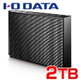 アイ・オー・データ機器 USB3.1 Gen1(USB3.0)/2.0対応 外付ハードディスク 2TB ブラック EX-HD2CZ