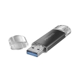 USB-A&USB-C搭載USBメモリー(USB3.2 Gen1) 64GB ブラック