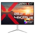 水晶？ JAPANNEXT 液晶ディスプレイ 28.2型/3840×2560/HDMI×2、DP×2/ブラック