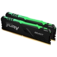 キングストン 32GB DDR4 3600MHz CL18 DIMM (Kit of 2) FURY Beast RGB