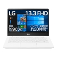 LG　13.3インチ(フルHD)　ノートPC　gram(約965g)　IntelR Core i5-8265U プロセッサー　ホワイト 13Z990-GA55J（LG Electronics Japan）